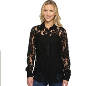 Ariat Black Lace Blouse